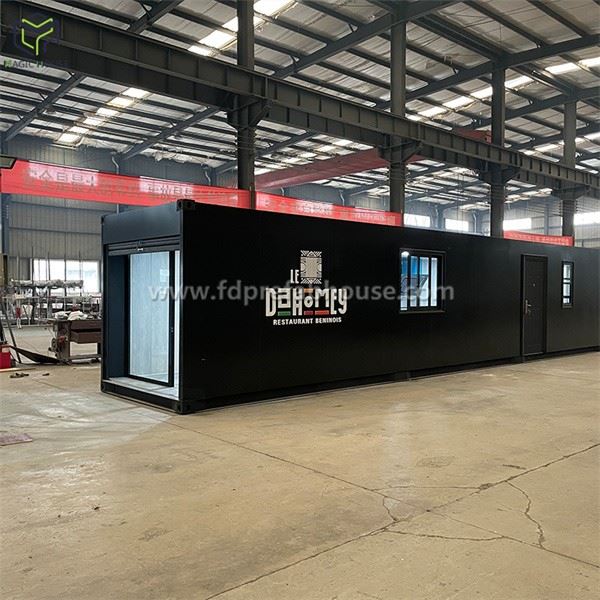 40-foot Aluminum Composite Panel Container Coffee Shop suppliers